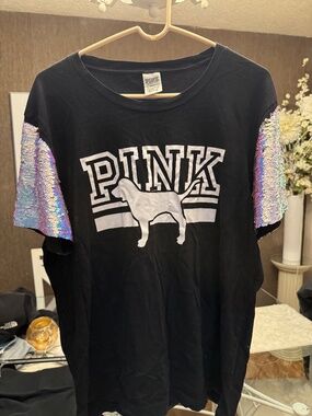 Pink Victoria secret bling top